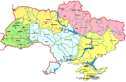 Країна буде. Подробная карта Украины. Климатическая карта Украины. Карта Украины с городами. Климатические зоны Украины.