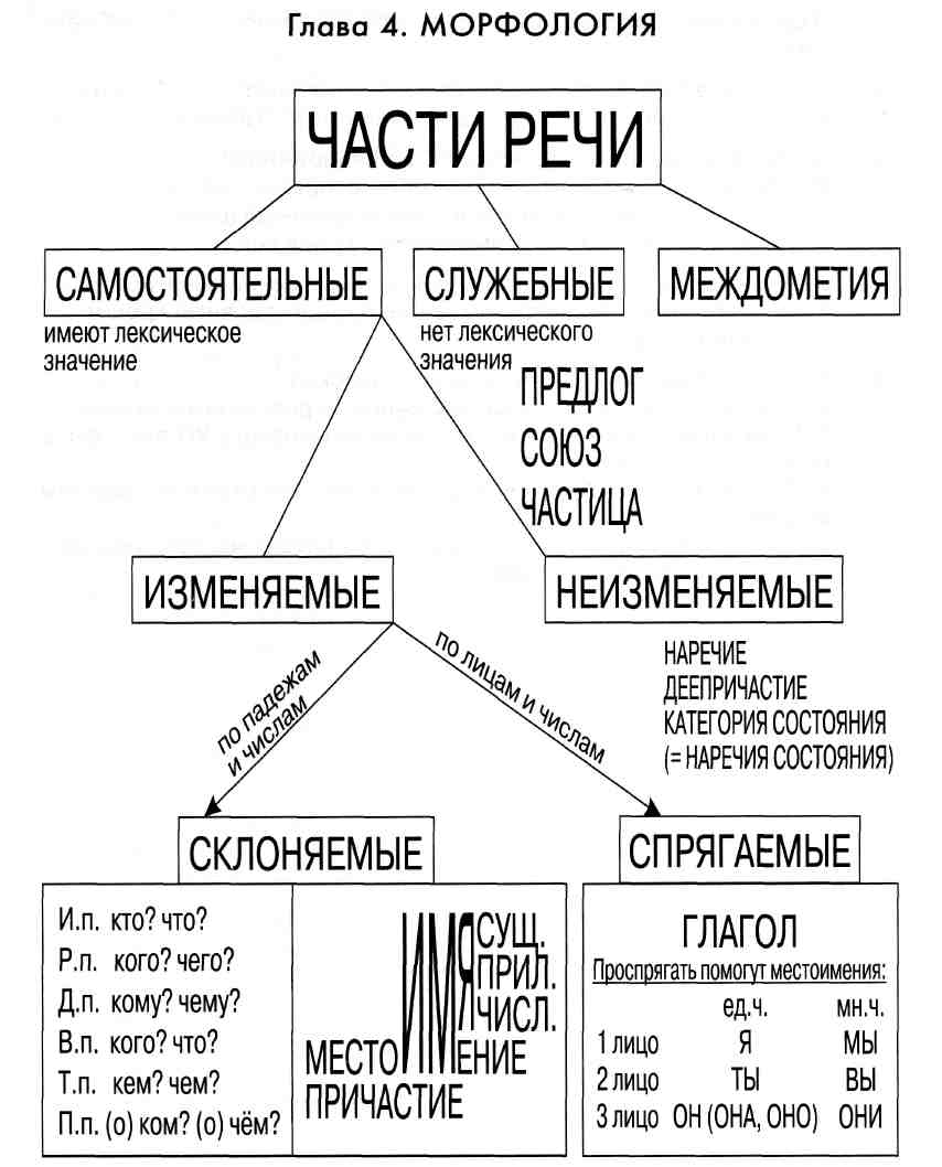 Все части речи в русском языке 5. Морфология 5 класс таблица. Морфология схема частей речи. Части речи в русском языке схема 7 класс. Морфология самостоятельные части.