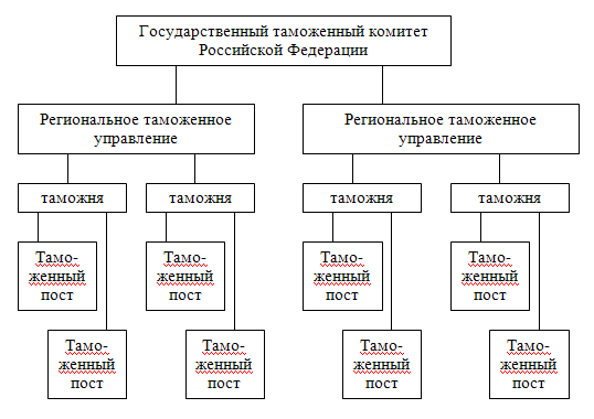  Отчет по практике по теме Структура и функции таможенных органов Российской Федерации