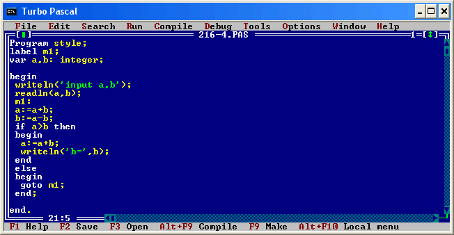 Turbo Pascal внешний вид. Turbo Pascal программы. Среда программирования Паскаль. Turbo Pascal код.