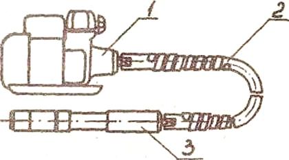 Чертеж глубинного вибратора