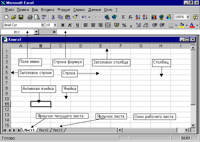 Запустите редактор электронных таблиц microsoft excel