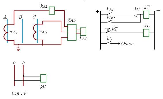Фильтр токов обратной последовательности схема