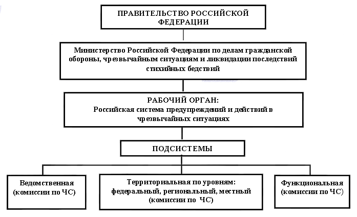 Структура рсчс схема