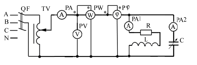 Амперметр с катушкой индуктивности. Схема электрическая вольтметра э515. Фазометр однофазный схема подключения. Электрическая схема амперметра э514. Схема подключения фазометра в однофазную сеть.
