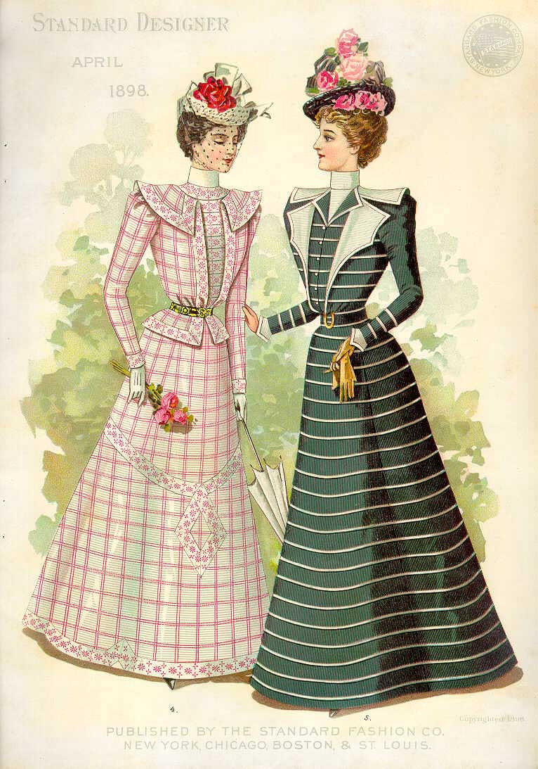 Женская одежда в 19 веке