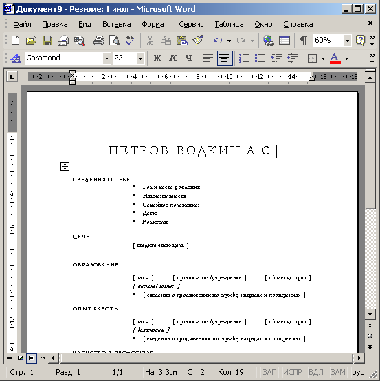 Word макет документа. Шаблон резюме Microsoft Word. Шаблон для документа Word. Создать резюме в Word. Шаблоны резюме MS Word.