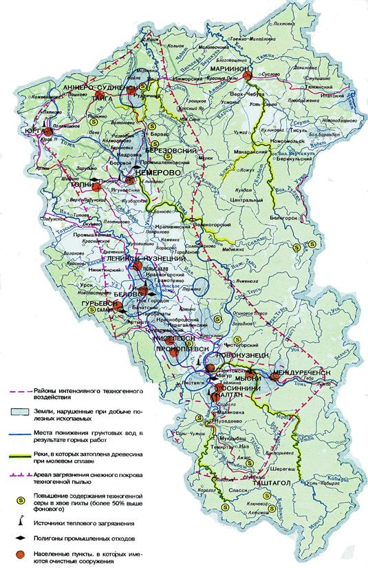 Климатическая карта кемеровской области