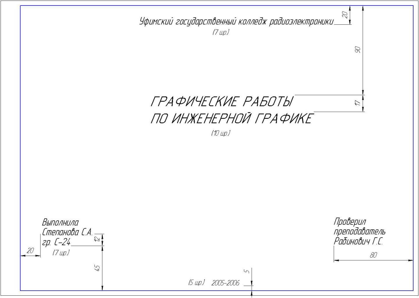 Правильное оформление листа