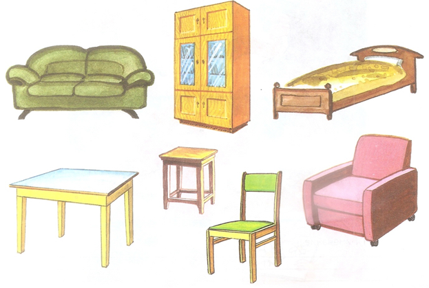 Занятие средняя группа тема мебель