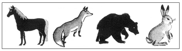 Заяц волк лиса это. Заяц на лошади. Кто лишний животные. Сравни животных заяц и медведь. Лиса волк медведь лошадь.