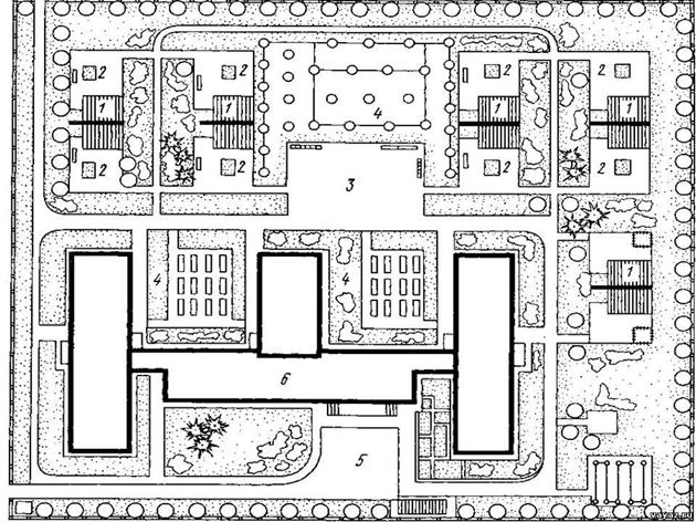 Эскиз школьного участка