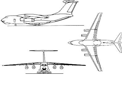 Длина самолета ил. Чертежи самолёта ил 76мд. Ил-76 схема самолета. Ил-76 диаметр фюзеляжа. Ил 76 габариты.