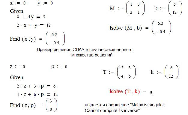 Система аналитических уравнений. Решение систем уравнений в маткаде через given. Система уравнений маткад 15. Решение системы линейных уравнений в маткаде. Решение системы уравнений маткад.
