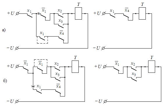 Релейно контактные схемы мат логика