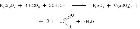 Метанол и калий реакция. Окисление спиртов бихроматом калия в кислой среде. Окисление метанола дихроматом калия. Метанол + дихромат калия. Окисление метанола дихроматом.