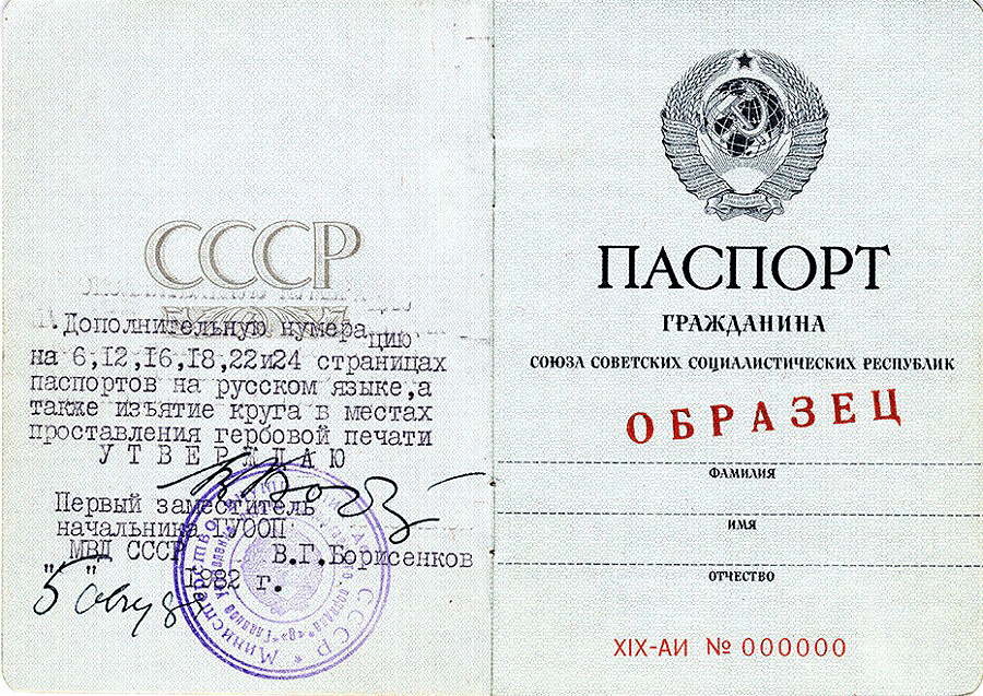 Паспортный стол штамп о гражданстве