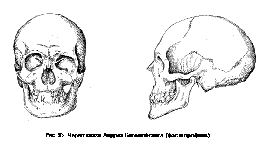 На рисунке изображен череп и реконструкция. Реконструкция черепа Андрея Боголюбского. Череп Андрея Боголюбского. Андрей Боголюбский череп. Андрей Боголюбский реконструкция Звягин.