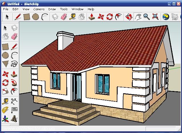 Как самой нарисовать проект дома. Sketchup графический редактор. Дом в скетчап. Дом в скетч ап. Дом в графическом редакторе.