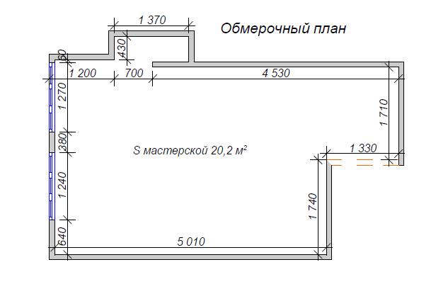 Художественная мастерская план