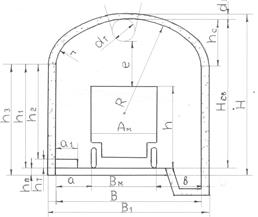 Контрольная работа по теме Определение сечения горной выработки