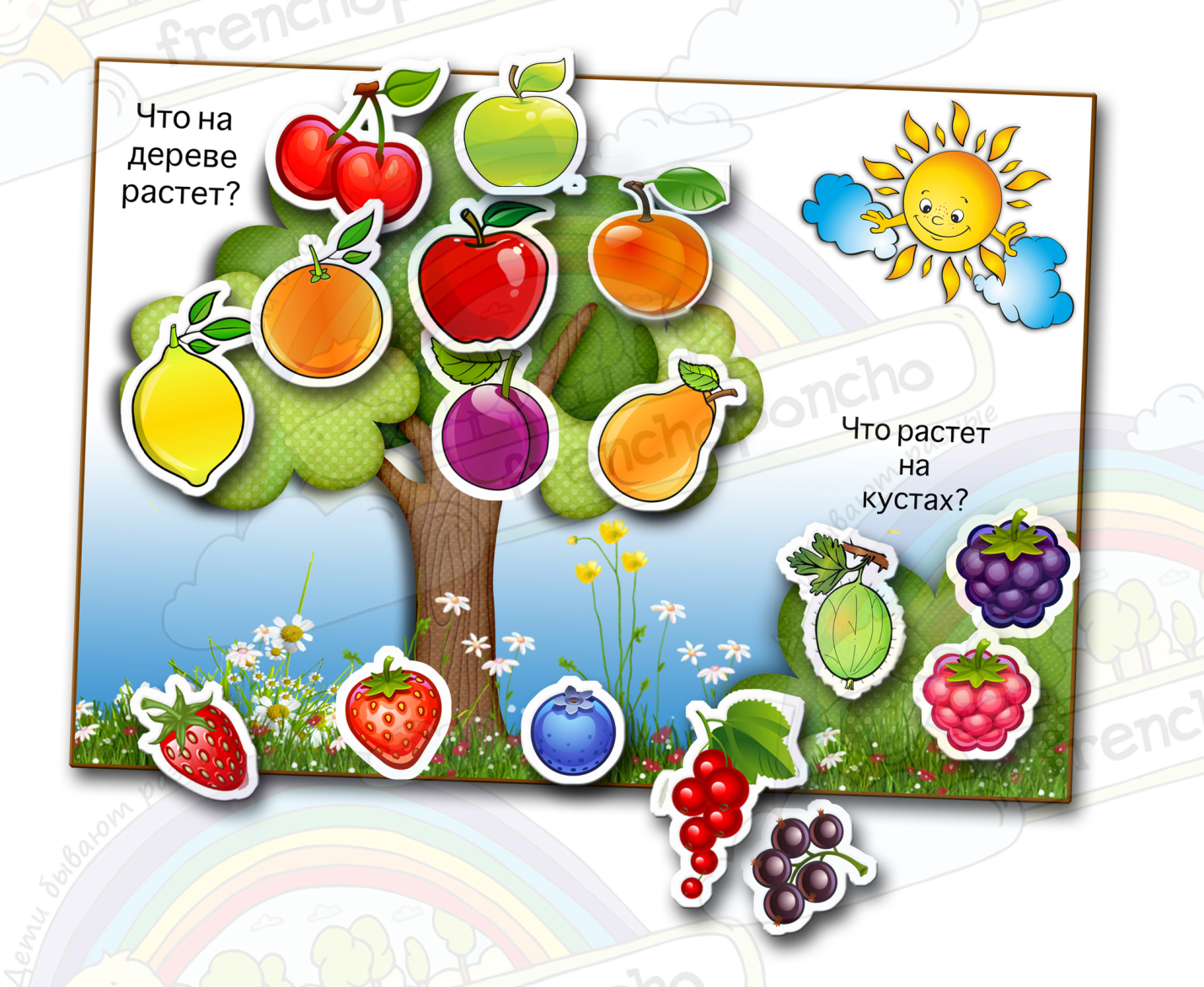 Игра дерево с фруктами. Фрукты которые растут на деревьях для детей. Фруктовые деревья и фрукты для дошкольников. Игра фрукты на дереве. Игра что растет на дереве.