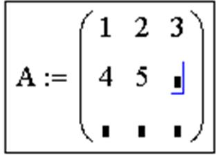 Функции для работы с векторами и матрицами в маткад