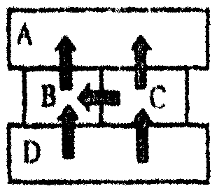 Три металлических бруска привели в соприкосновение как показано на рисунке стрелки указывают в