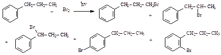 Алюминий бром 3 хлор 2. Пропилбензол+2br2. 1 Бром 1 фенилпропан. 2 Хлор пропилбензол. Пропилбензол + br2 albr3.
