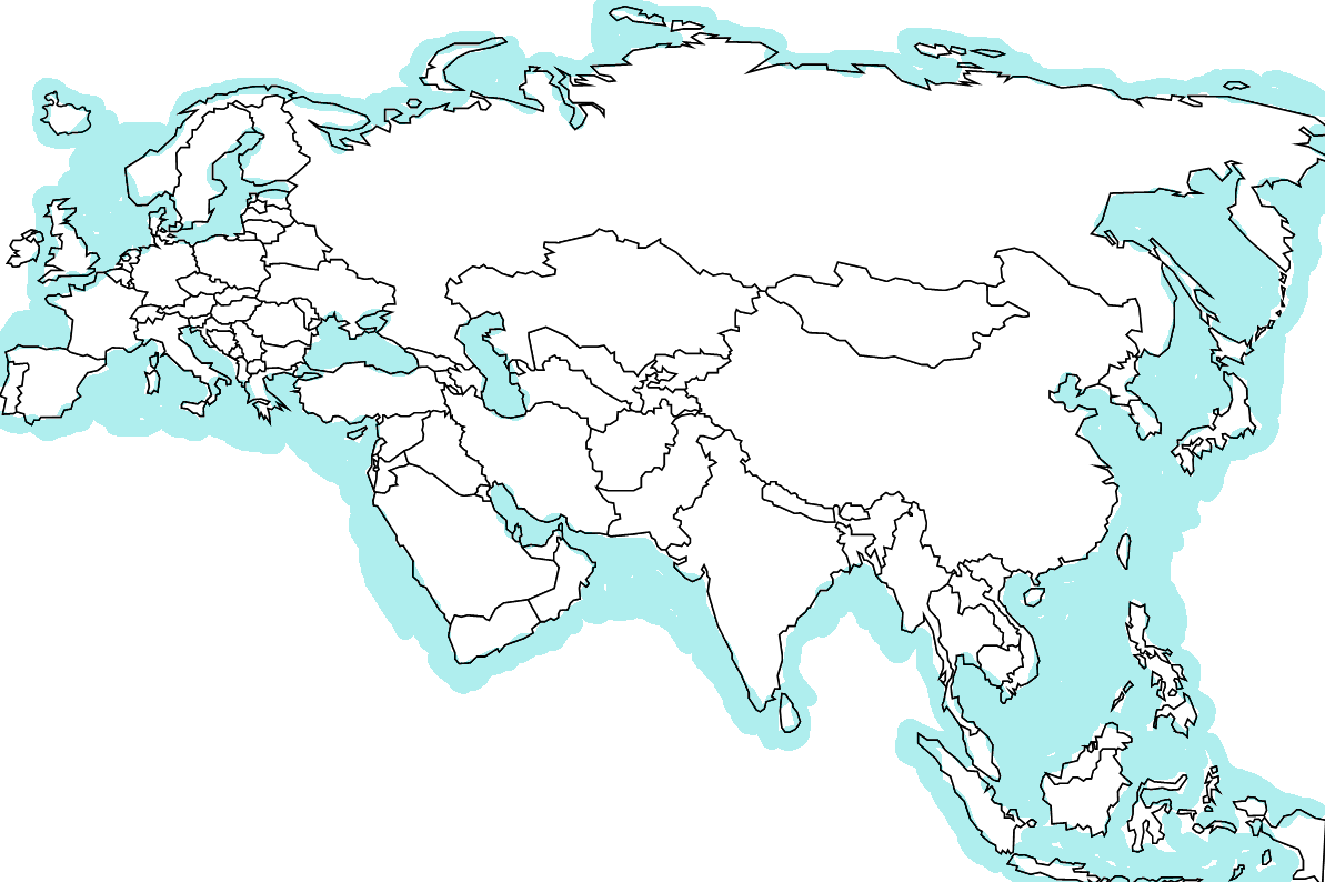 White asia. Карта Евразии контурная карта. Контурная карта Евразии со странами. Политическая контурная карта Евразии. Белая карта Евразии с границами государств.
