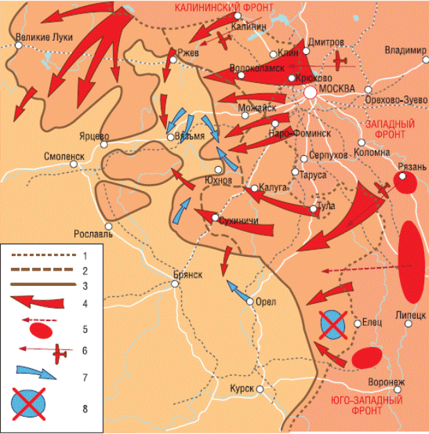 Оборонительный этап московской битвы