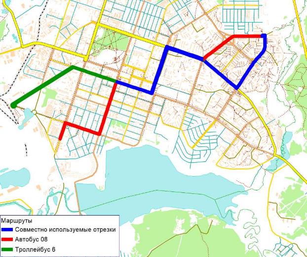 Маршрут автобуса 14 с остановками на карте феодосии