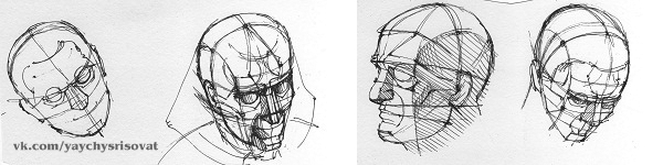 Каким этапом можно пренебречь при работе над краткосрочным рисунком головы