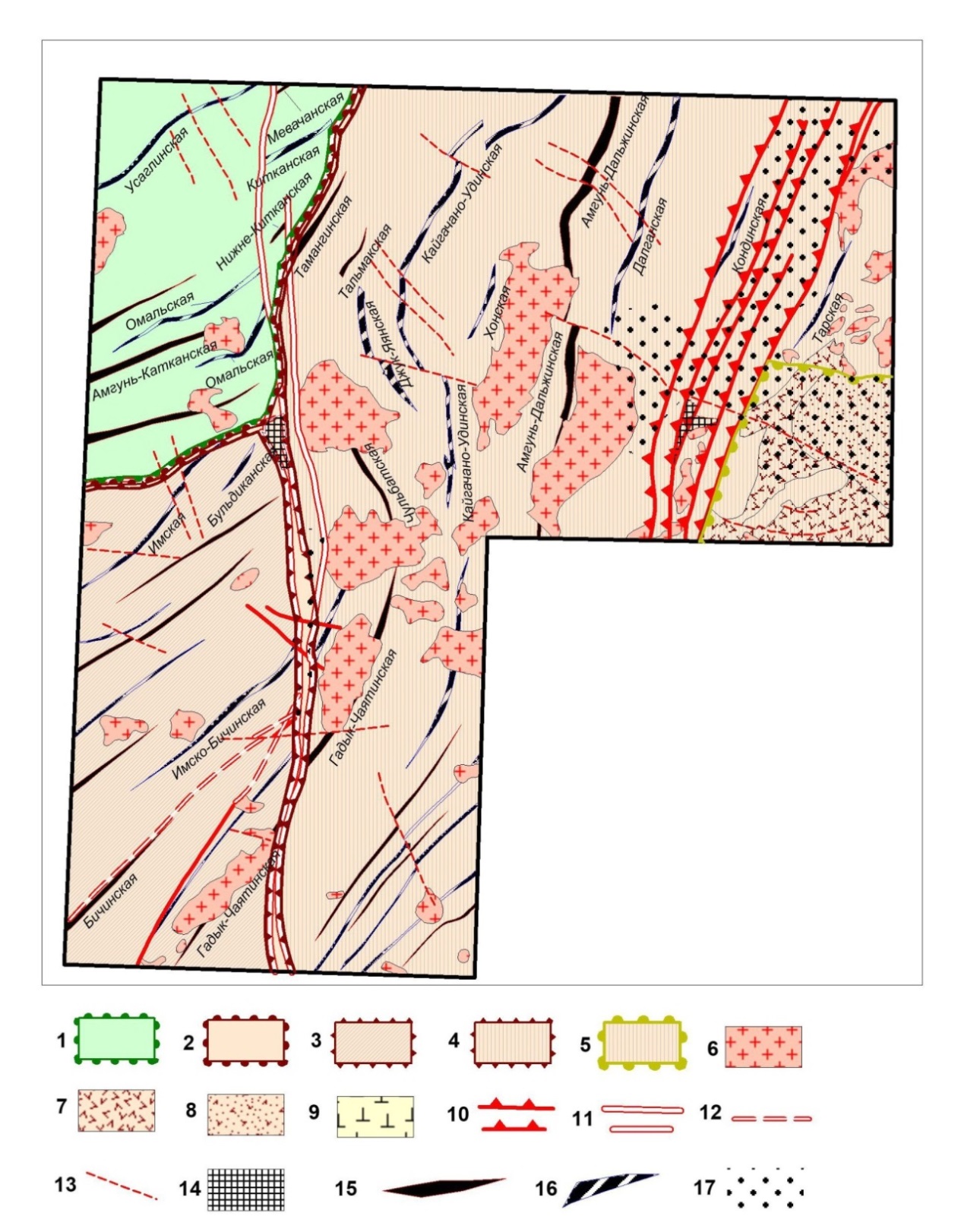 Кристаллический фундамент карта. Геологическая структура Восточно-Сихотэ-Алинского пояса. Амуро-Охотская складчатая система. Монголо-Охотская складчатая область тектоника. Монголо-Охотская складчатая область на карте.