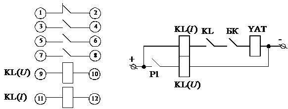 Ру 21 реле указательное схема