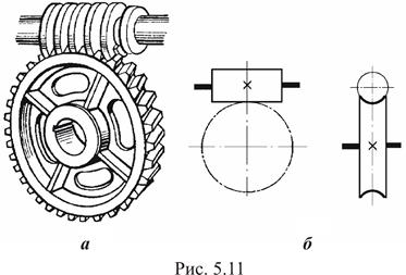 Червячная передача схема