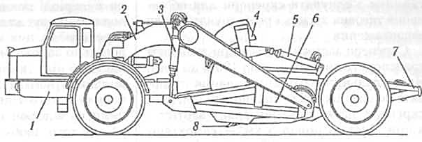Устройство скрепера схема