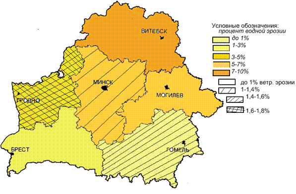 Почвы беларуси карта