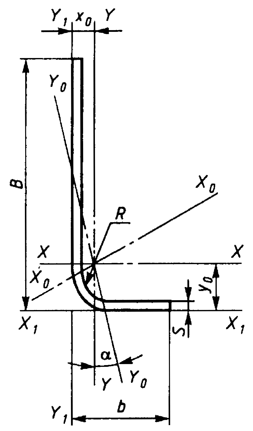 Толщина полки уголка. Уголок стальной гнутый неравнополочный ГОСТ 19772-93. Момент инерции уголка неравнополочного. Уголок гнутый неравнополочный сортамент. Уголок гнутый чертеж.