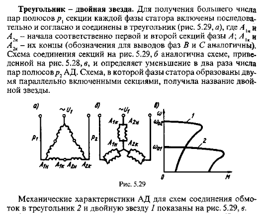 Схема звезда двойная звезда