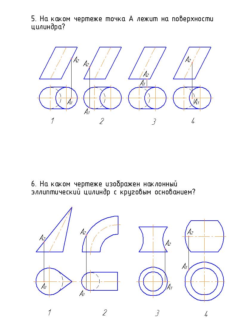 На чертеже точка а принадлежит сфере