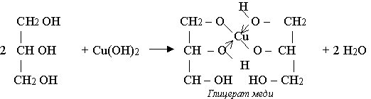 Глицерин реагирует с гидроксидом меди. Качественная реакция на глицерин уравнение. Качественные реакции на глицери. Кач реакция на глицерин.