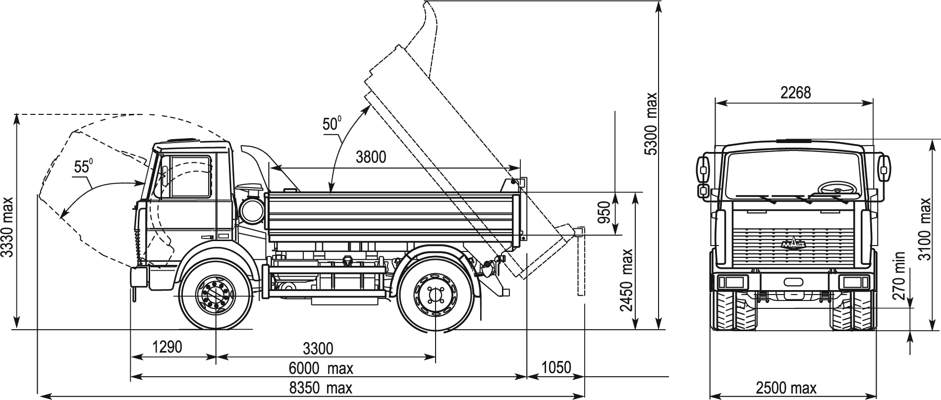 Ширина грузового. Габариты МАЗ 5551 самосвал 10т. Высота МАЗ 5551 самосвал. Габариты МАЗ 5551 самосвал. Габариты машины МАЗ 5551.