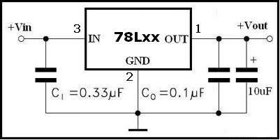 78l06 стабилизатор схема подключения