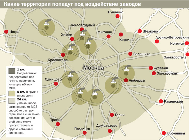 Карта тбо московской области