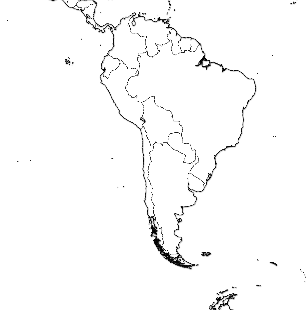 Климатическая контурная карта южной америки. Контурная карта Южной Америки. Политическая контурная карта Южной Америки. Политическая карта Южной Америки контурная карта. Политическая карта Южной Америки пустая.