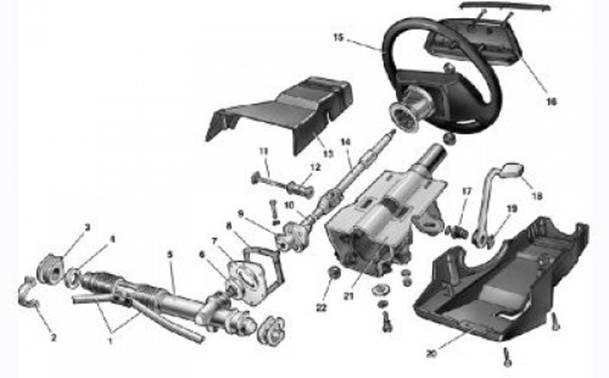 Схема рулевого управления ваз 2115