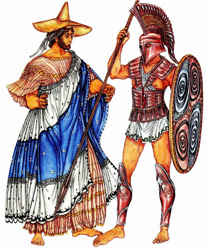 Мужчины в древней греции
