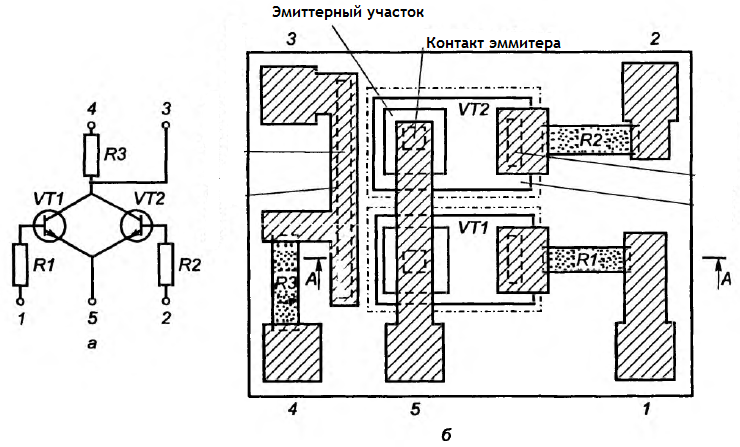 На рисунке показана принципиальная схема